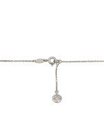 Колье из белого золота c бриллиантами и ониксом