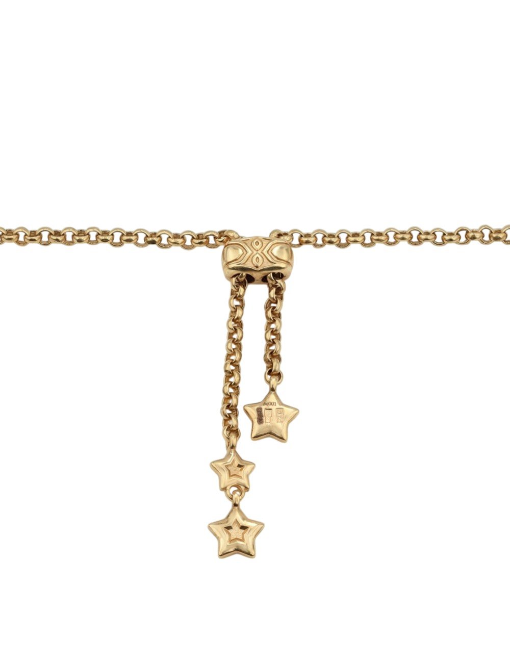 Колье из золота c ониксом и перламутром