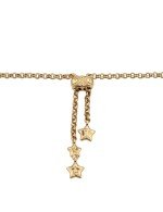 Колье из золота c ониксом и перламутром