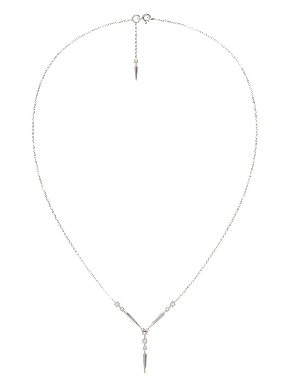 Колье из белого золота c бриллиантами