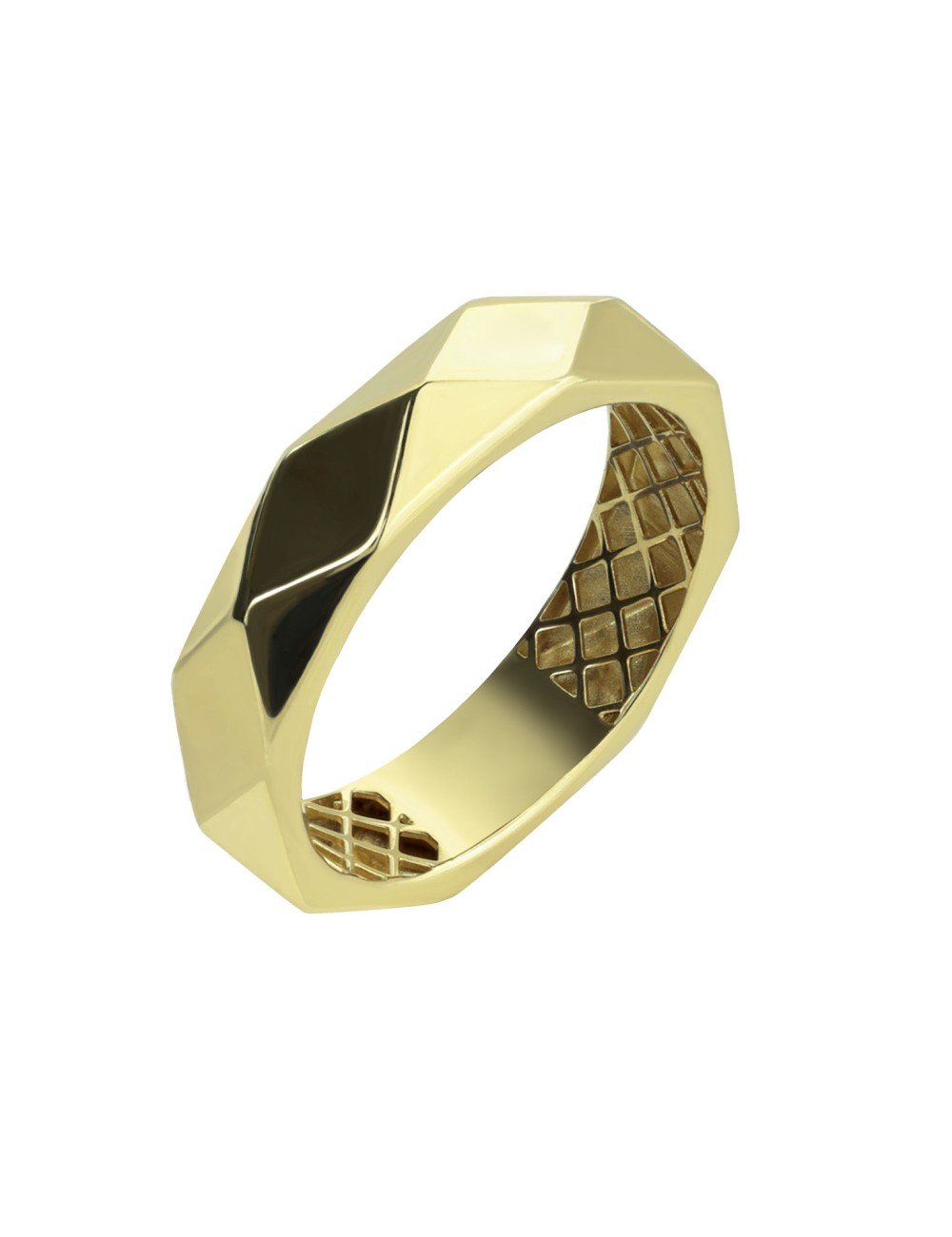 Кольцо из лимонного золота