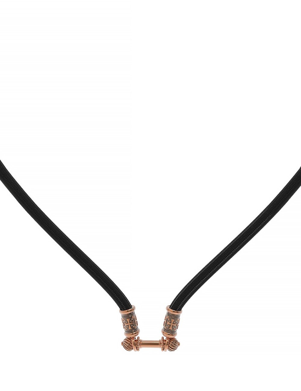 Шнурок шёлковый из золота c шёлковым шнурком