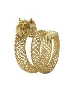 Кольцо из лимонного золота c бриллиантами