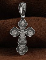 Крест из белого золота