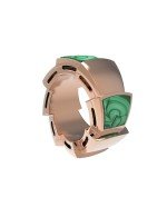 Подвеска из золота c малахитом