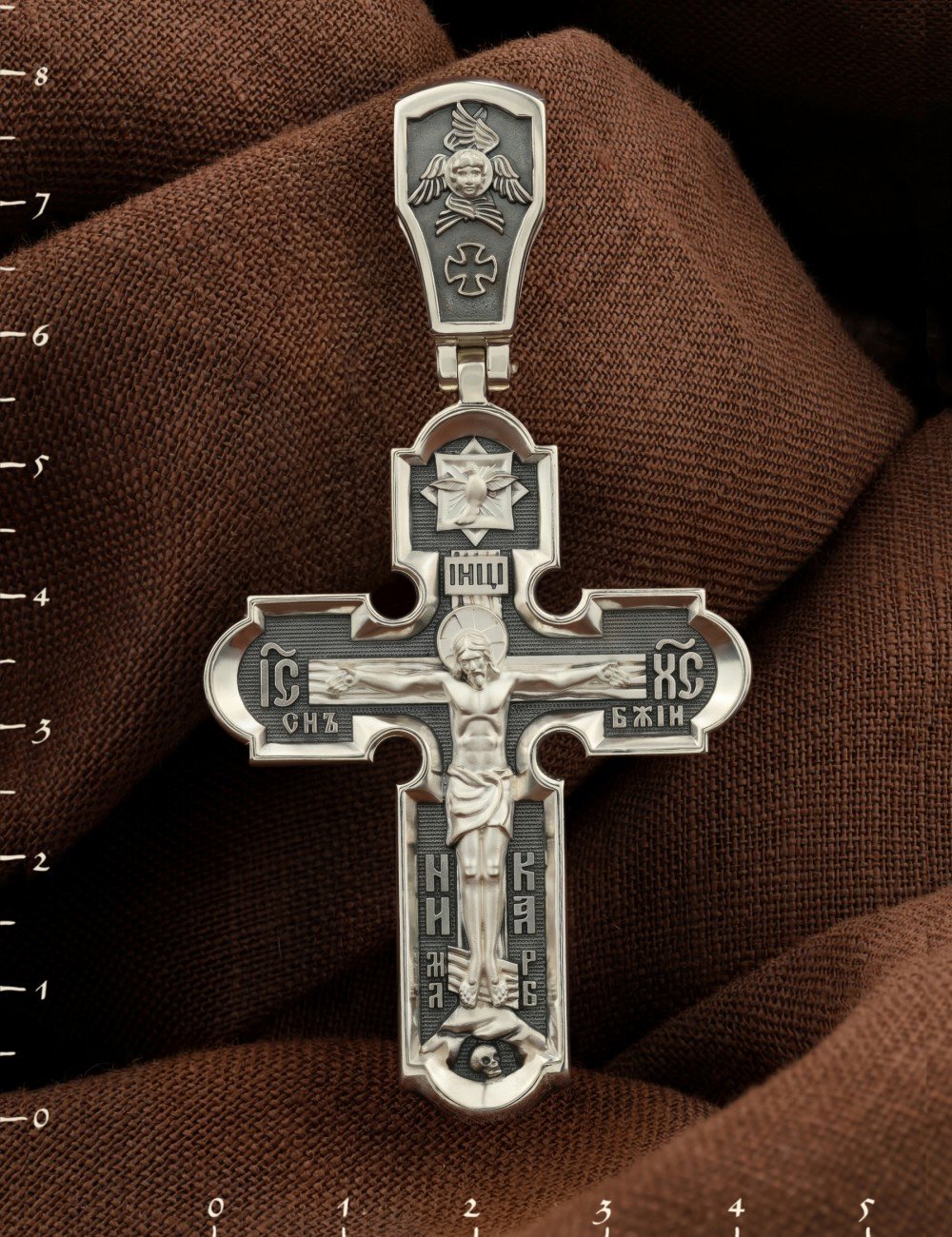 Крест из серебра 925 пробы