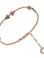 Браслет из золота c малахитом и перламутром