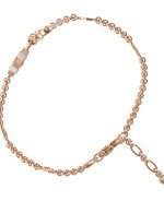 Браслет из золота c ониксом и перламутром