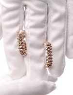 Серьги из розового золота