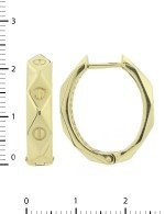 Серьги из лимонного золота