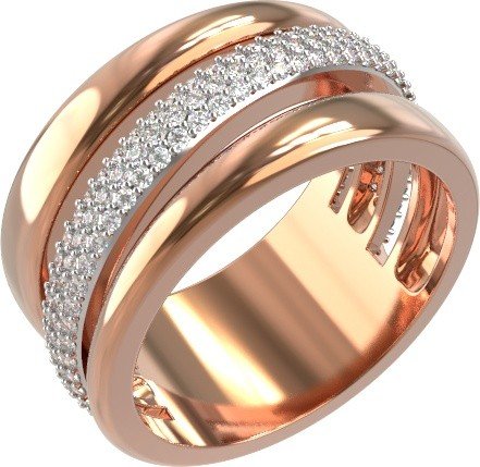 Кольцо из золота c бриллиантами