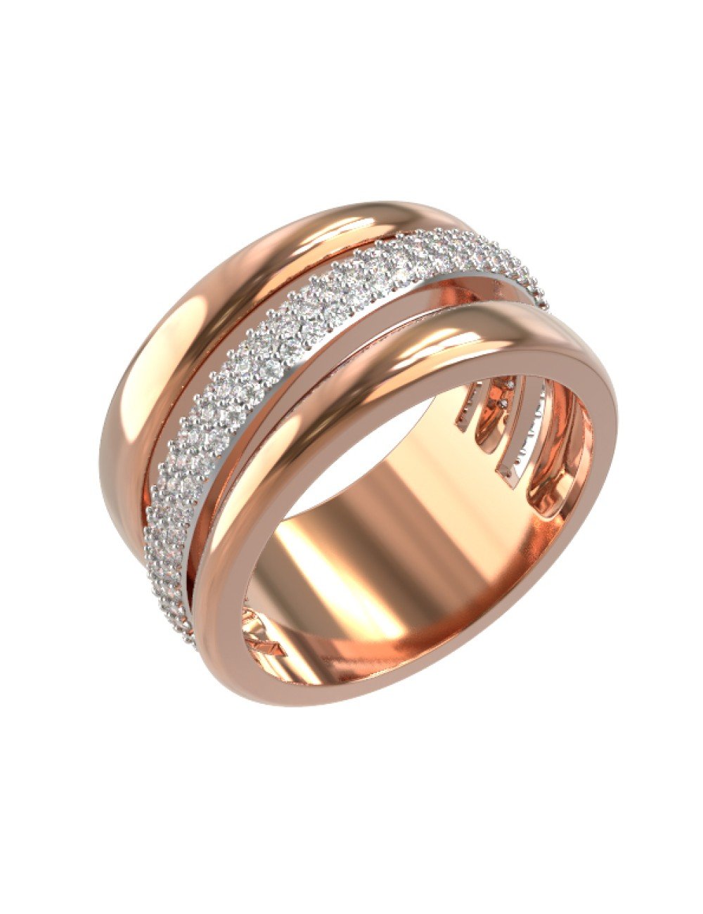 Кольцо из золота c бриллиантами