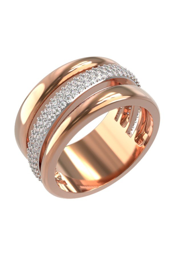 Кольцо из золота c бриллиантами