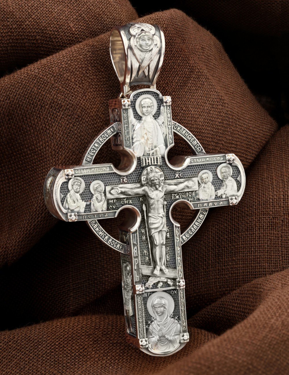 Крест из серебра 925 пробы