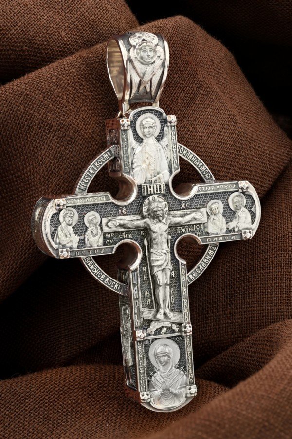 Крест из серебра 925 пробы