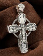 Крест из серебра 925 пробы
