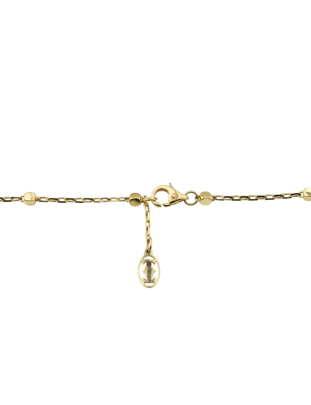 Колье из лимонного золота c бриллиантами