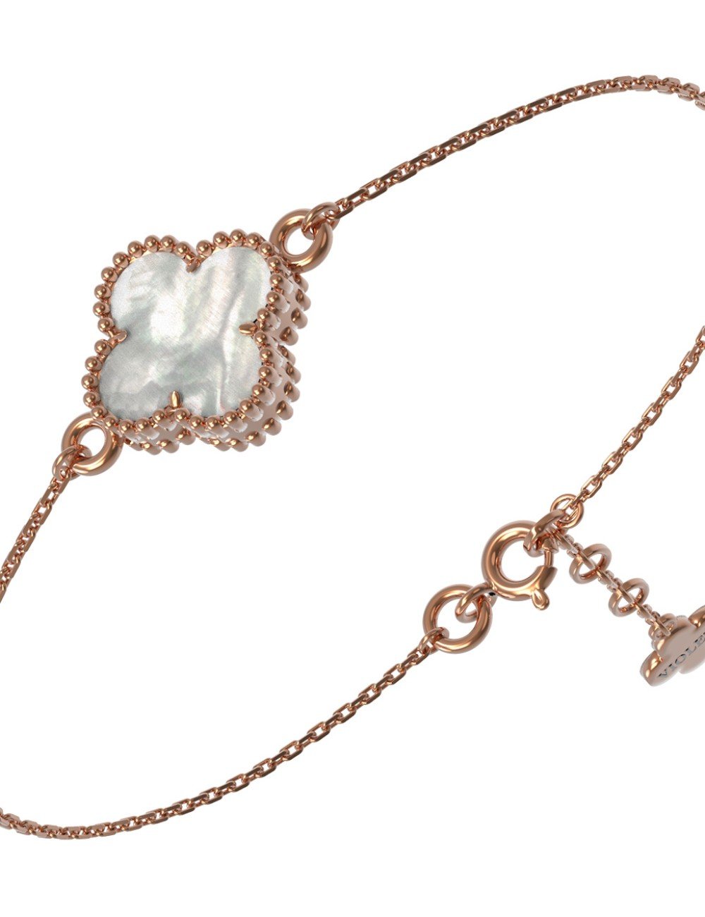 Браслет из золота c перламутром