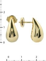 Серьги из лимонного золота