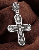 Крест из белого золота