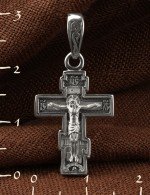 Крест из белого золота