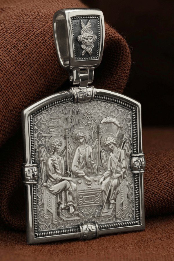 Образок из белого золота