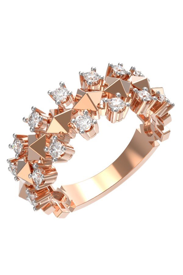 Кольцо из золота c бриллиантами