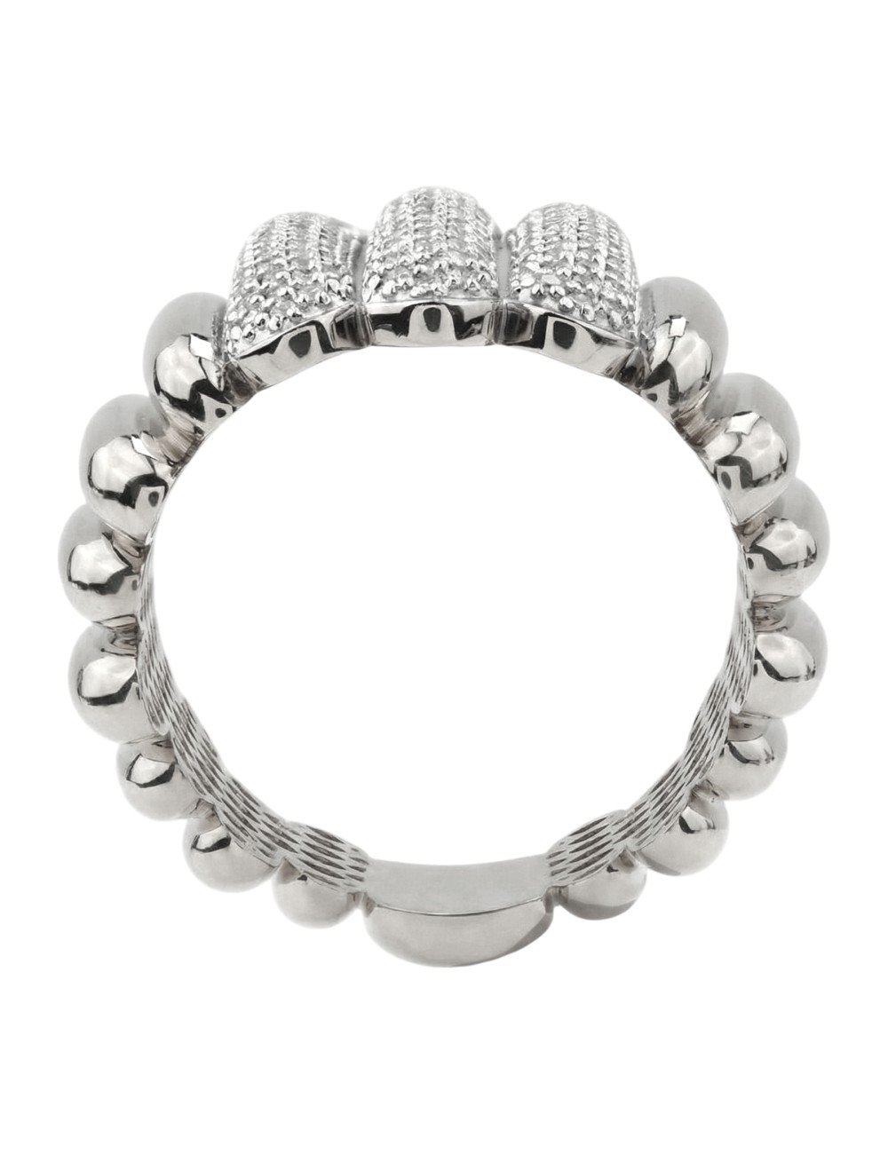 Кольцо из белого золота c бриллиантами