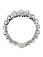 Кольцо из белого золота c бриллиантами