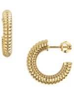 Серьги из лимонного золота