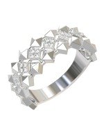 Кольцо из белого золота c бриллиантами