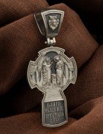 Крест из белого золота