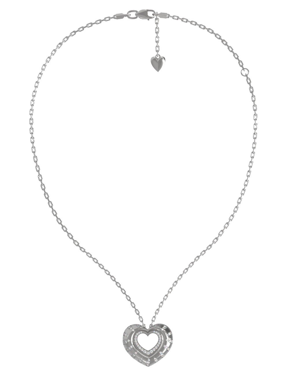 Колье из белого золота c бриллиантами