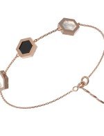 Браслет из золота c ониксом и перламутром