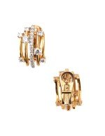 Серьги из золота c бриллиантами