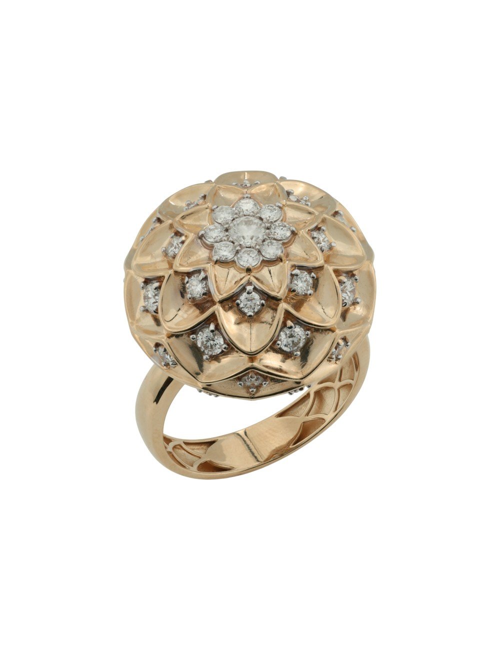 Кольцо из золота c бриллиантами