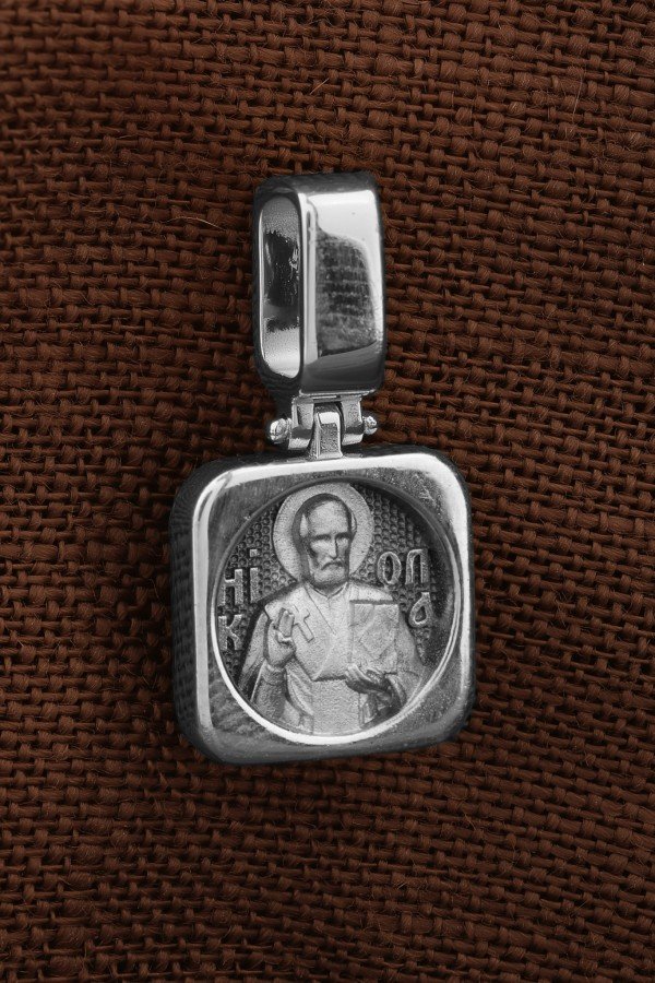 Образок из белого золота