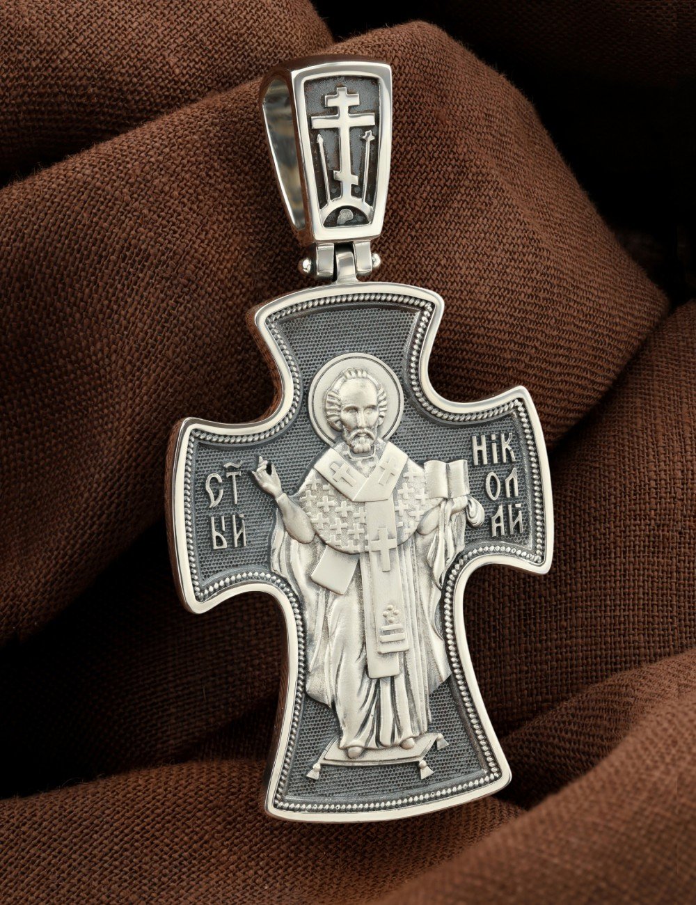 Крест из серебра 925 пробы