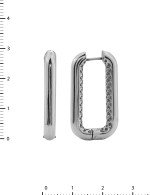 Серьги из белого золота