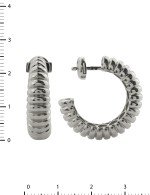 Серьги из белого золота