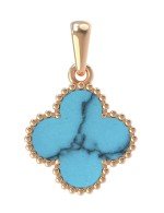 Подвеска из золота c бирюзой