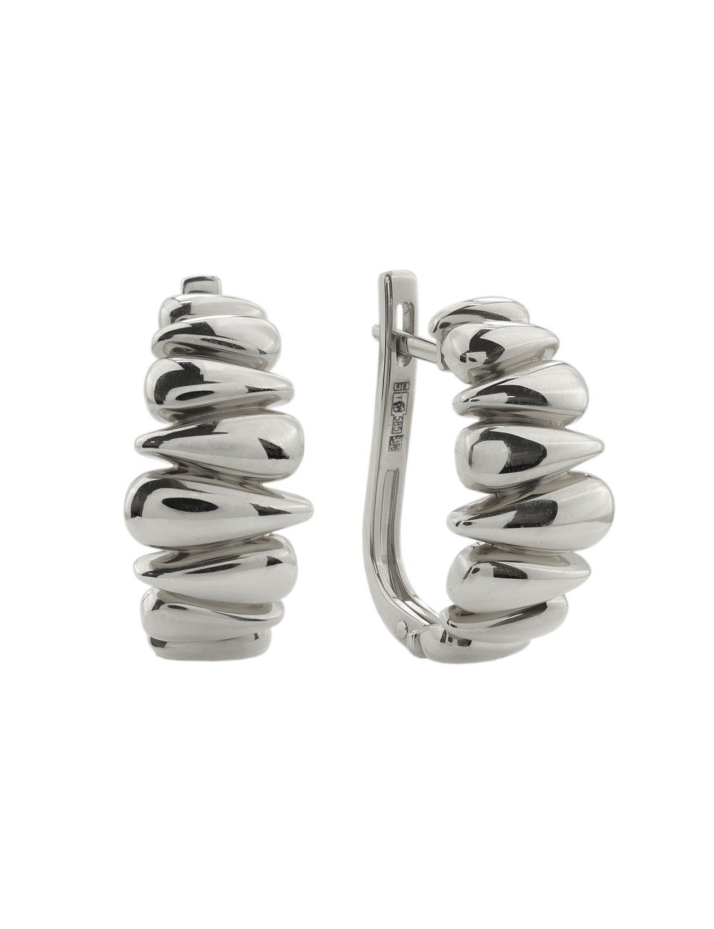 Серьги из белого золота