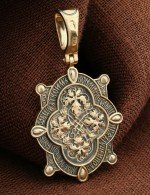 Образок из лимонного золота