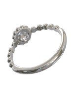 Кольцо из белого золота c бриллиантами