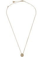 Колье из золота c бриллиантами и перламутром