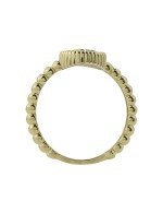 Кольцо из лимонного золота c бриллиантами и ониксом