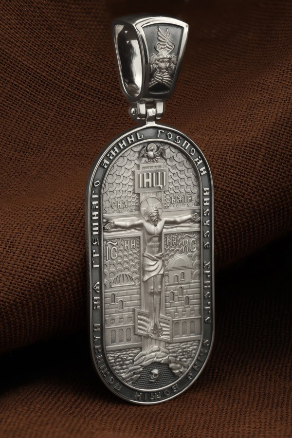 Образок из белого золота