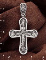 Крест из белого золота