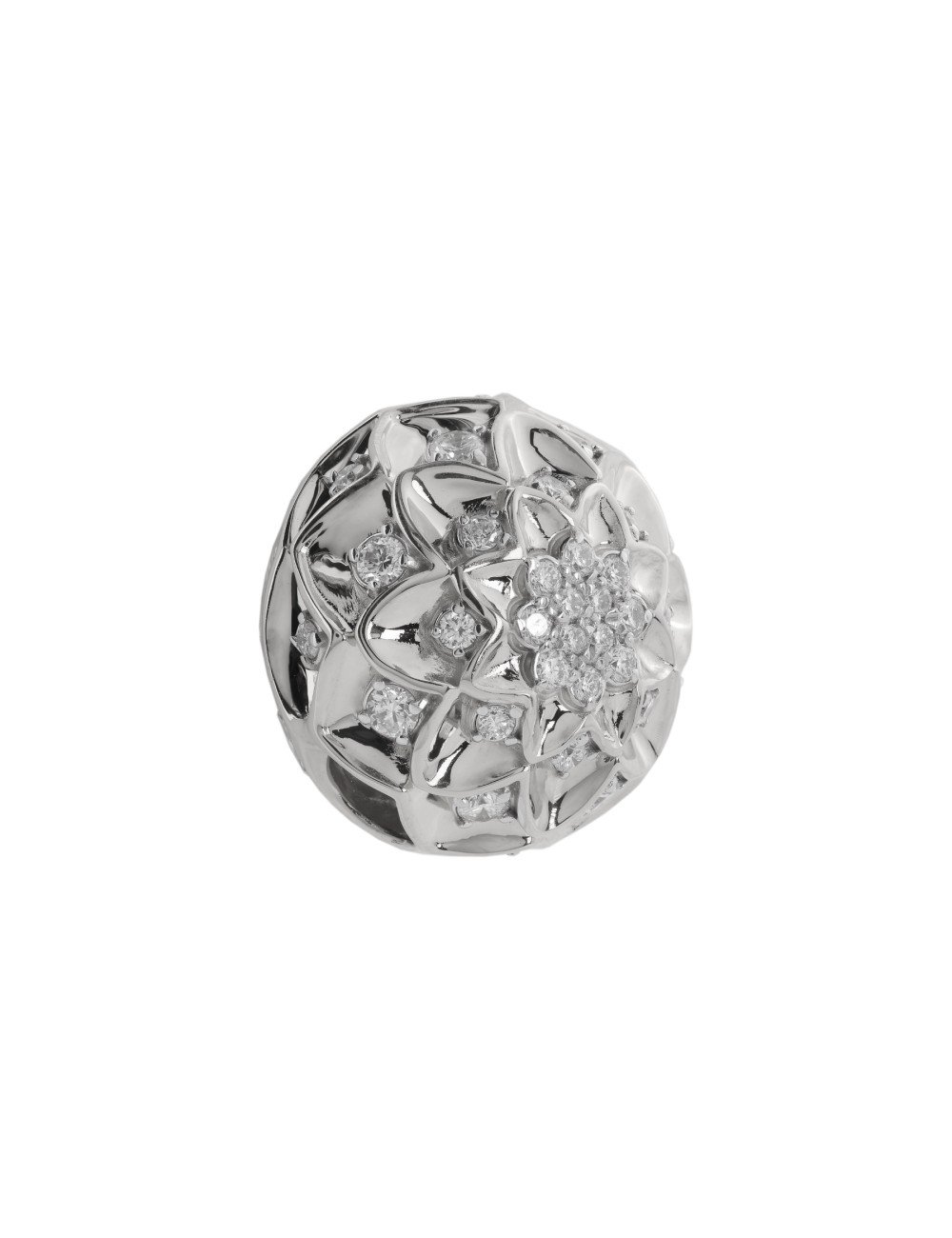 Подвеска из белого золота c бриллиантами