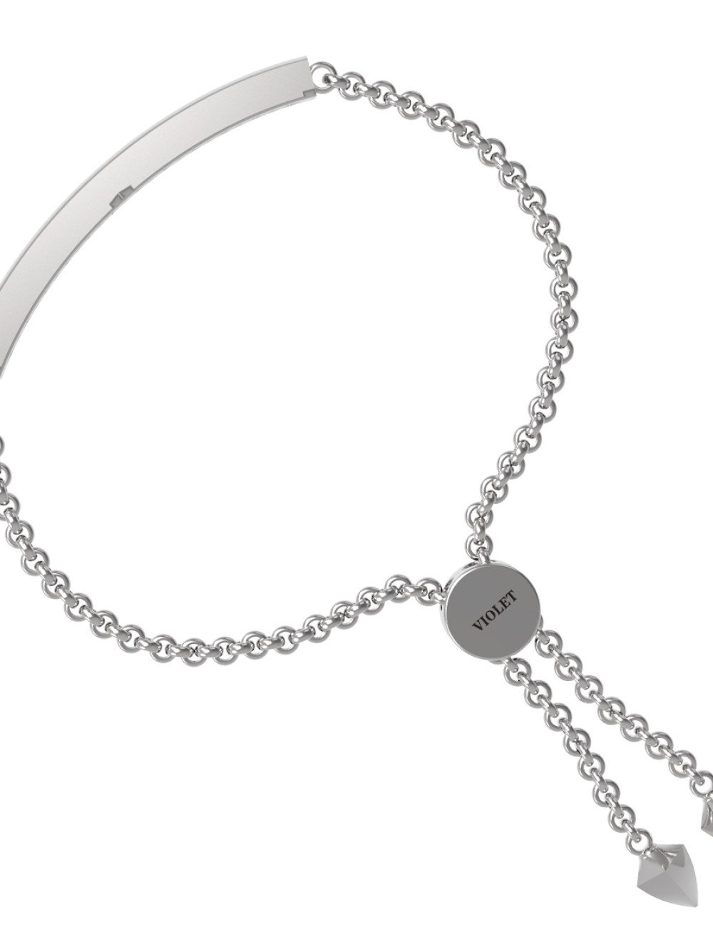 Браслет из белого золота c бриллиантами